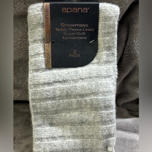 APANA Terry Fleece Lined Ear Warmers NWT - Picture 1 of 3